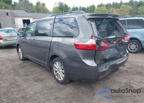 2017 Toyota Sienna Le 7 Passenger from USA, damaged, VIN 5TDJZ3DC5HS182934